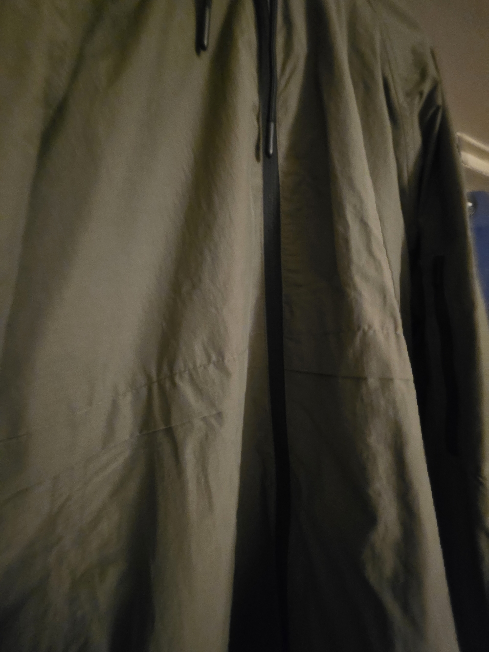 Men's Olive Green Lightweight Hooded Jacket
